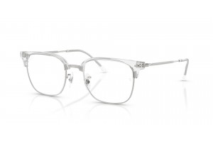 Ray-Ban RX7216 Clubmaster - transparent/ezüst demo lencse