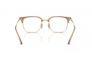 Ray-Ban RX7216 8471 Clubmaster Beige on Gold