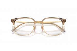 Ray-Ban RX7216 8471 Clubmaster Beige on Gold
