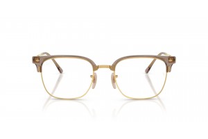 Ray-Ban RX7216 8471 Clubmaster Beige on Gold