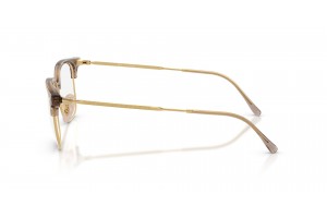 Ray-Ban RX7216 8471 Clubmaster Beige on Gold