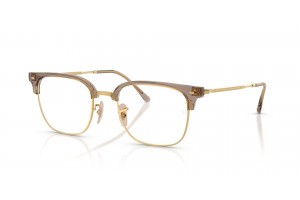 Ray-Ban RX7216 8471 Clubmaster Beige on Gold