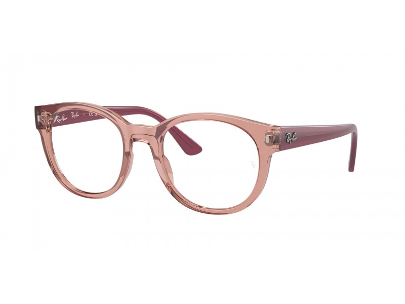 Ray-Ban RX7227 8314 Transparent Pink szemüveg (DEMO LENS)