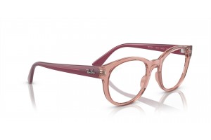 Ray-Ban RX7227 8314 Transparent Pink szemüveg (DEMO LENS)