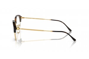 Ray-Ban RX7229 Havana On Gold - DEMO LENS