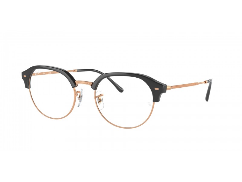 Ray-Ban RX7229 8322 Dark Grey on Rose Gold