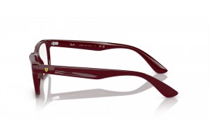 Ray-Ban RX7232M F685 sötétvörös demo lencsés keret