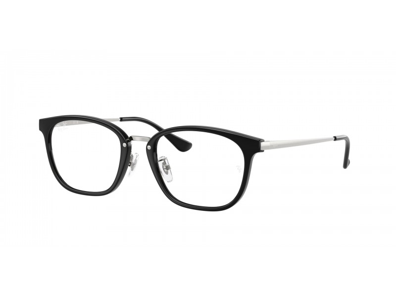 Ray-Ban RX7247D 5753 fekete DEMO LENS szemüveg