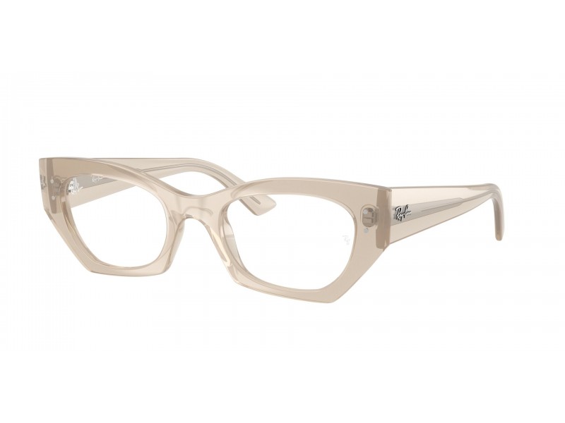 Ray-Ban RX7330 ZENA Shiny Cloudy Warm White