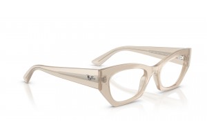Ray-Ban RX7330 ZENA Shiny Cloudy Warm White
