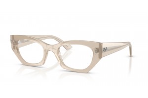 Ray-Ban RX7330 ZENA Shiny Cloudy Warm White