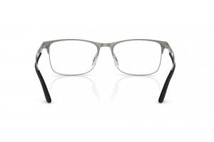 Ray-Ban RX7550 3214 Gunmetal demo lencsés keret