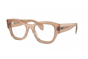 Ray-Ban RX7681V 8353 JORGE Transparent Light Brown DEMO LENS szemüveg