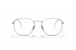 Ray-Ban RX8148V hexagonális ezüst DEMO lencse