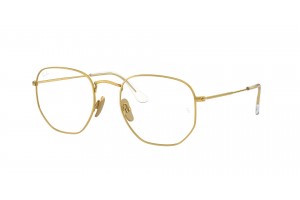 Ray-Ban RX8148V 1225 Hexagonális Arany - demo lencse