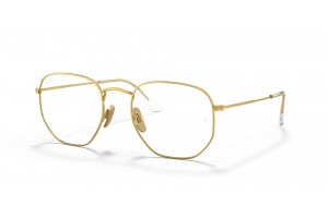 Ray-Ban RX8148V 1225 Hexagonális Arany - demo lencse