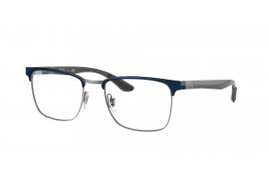 Ray-Ban RX8421 3124 Blue On Gunmetal DEMO LENS szemüveg