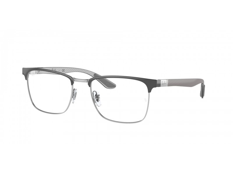 Ray-Ban RX8421 3125 Grey On Silver szemüveg (demo lencse)