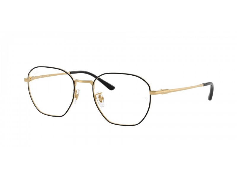 Ray-Ban RX8777D 1250 Black On Gold - DEMO lencse