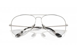 Ray-Ban RX8789 AVIATOR TITANIUM ezüst - demo lencse