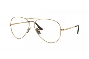 Ray-Ban RX8789 1247 AVIATOR titán világosbarna demo lencse