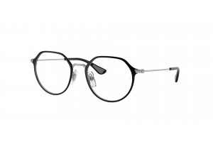 Ray-Ban RY1058 Black On Silver - demo lencse
