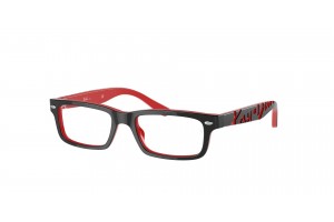Ray-Ban RY1535 3573 Black On Red - demo lencse