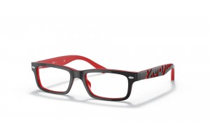 Ray-Ban RY1535 3573 Black On Red - demo lencse