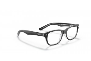 Ray-Ban RY1555 3529 fekete-áttetsző gyermek