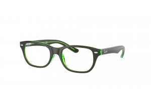 Ray-Ban RY1555 3665 Brown On Green Fluo DEMO LENS szemüveg