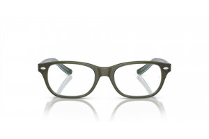 Ray-Ban RY1555 3946 Top Green & Orange — Light Blue demo lencse