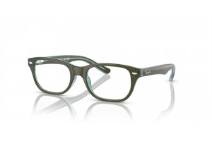 Ray-Ban RY1555 3946 Top Green & Orange — Light Blue demo lencse