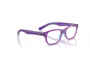 Ray-Ban RY1555 3997 Transparent Violet & Light Blue