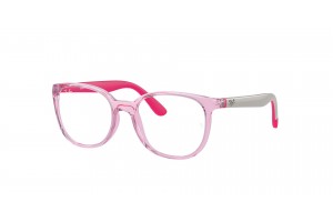 Ray-Ban RY1631 3976 Transparent Pink gyerek keret – demo lencse