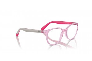 Ray-Ban RY1631 3976 Transparent Pink gyerek keret – demo lencse