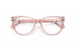 VERSACE VE3304 5339 átlátszó rózsaszín demo szemüveg