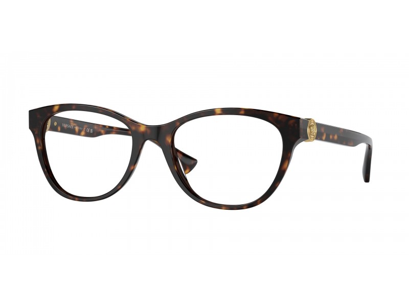 Versace VE3330 108 Havana női szemüveg (demo lencse)