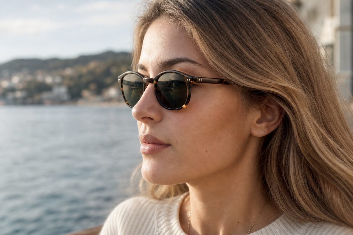Low bridge fit napszemüveg helyes támaszkodása az orrnyergen