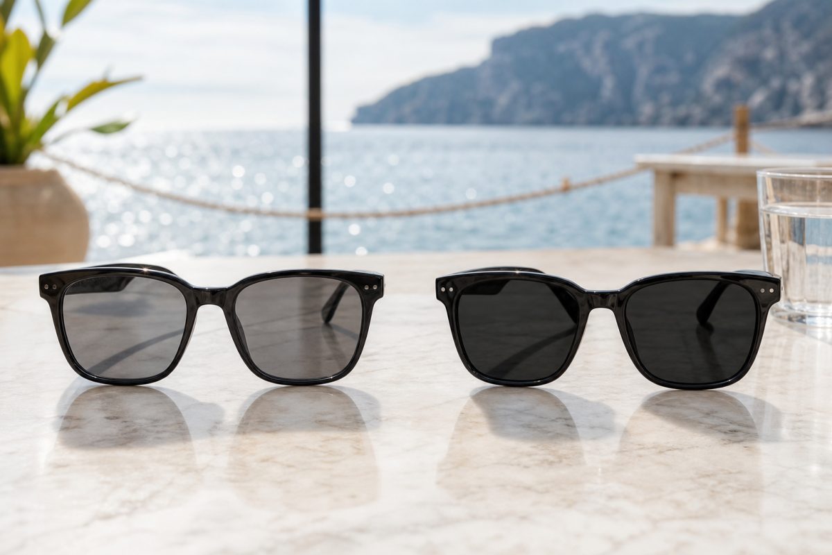 Gucci GG0341S 001 és polarizált 002 jellegű fekete napszemüvegek