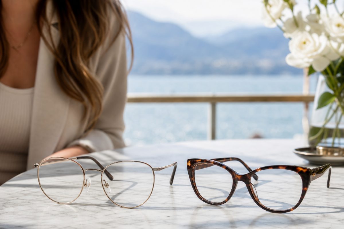 Tiffany és Jimmy Choo stílusú elegáns szemüvegkeretek összehasonlítása