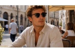 Ray-Ban Clubmaster: a félkeretes klasszikus