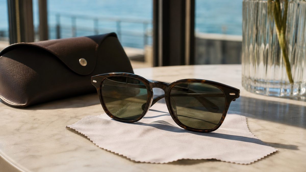 Ray-Ban eredetiség-ellenőrzés: logó, lencsejelölés, tok
