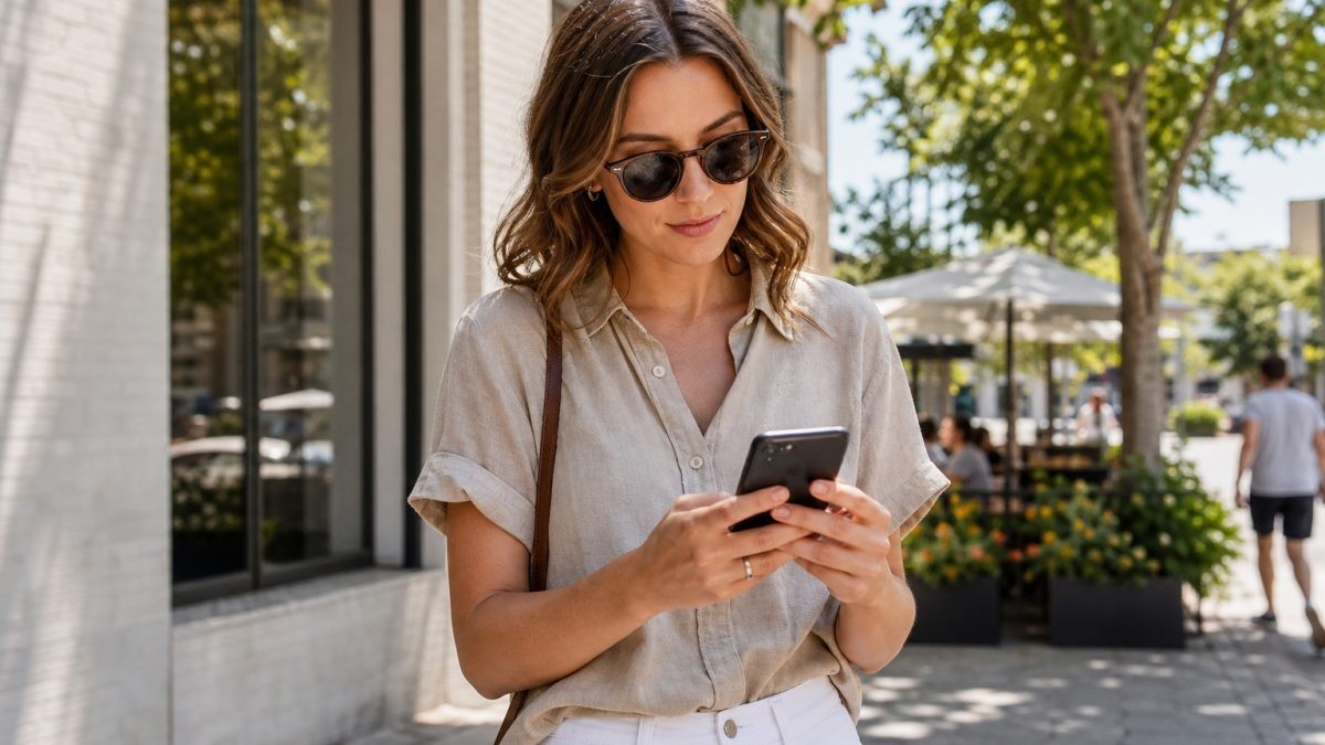 Napszemüveg és digitális kijelzők: miért fekete a telefon?