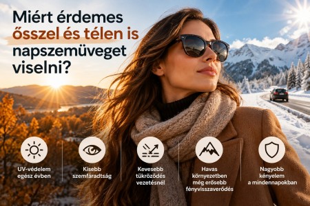 Napszemüveg ősszel és télen – ezért fontos egész évben